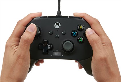 Power A Mando con Cable FUSION PRO 2 para Xbox Series X/S 1516954-01, Negro/Blanco