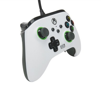 Power A Mando con Cable FUSION PRO 2 para Xbox Series X/S 1516954-01, Negro/Blanco