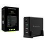 Conceptronic OZUL01B Cargador 4 Puertos 65W USB-PD