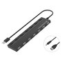 Conceptronic HUBBIES08B Hub USB 2.0 de 7 Puertos Negro