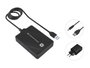 Conceptronic Hub USB 3.0 de 4 puertos con adaptador de corriente, Negro