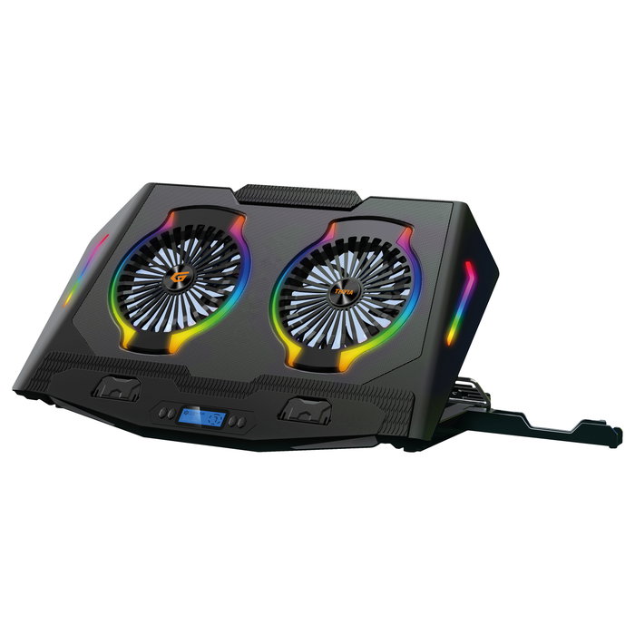 Conceptronic THYIA02B ERGO Cooling Pad con RGB y 2 ventiladores Conceptronic THYIA02B ERGO Cooling Pad con RGB y 2 ventiladores