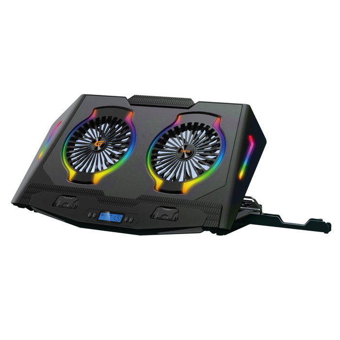 Conceptronic THYIA02B Soporte de refrigeración para portátil con iluminación RGB Conceptronic THYIA02B Soporte de refrigeración para portátil con iluminación RGB