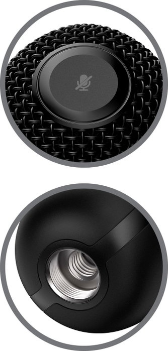HP Micrófono USB, Cardioide, Sensor Táctil de Silencio, Creadores de Contenido, Negro HP Micrófono USB, Cardioide, Sensor Táctil de Silencio, Creadores de Contenido, Negro