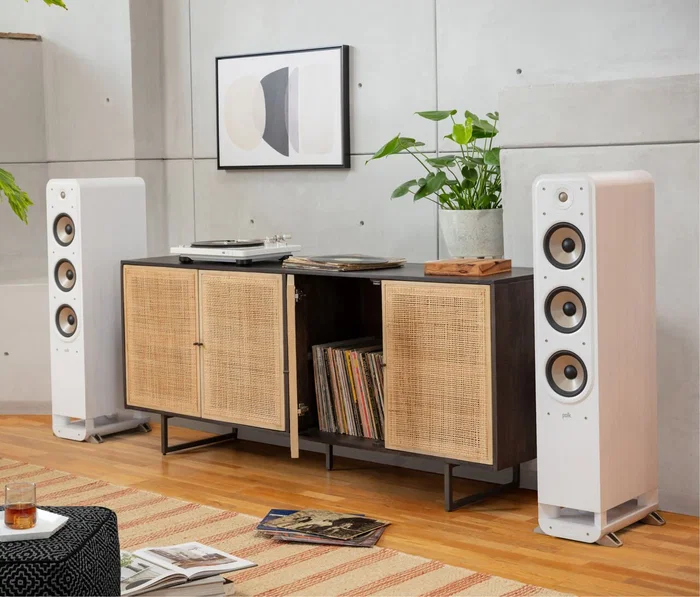 Polk Audio Altavoz de Piso Signature Elite ES60, SIGS60EWT, 5 Vías, Blanco, 36-40000 Hz, 90 dB, Sin Amplificador