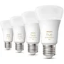Philips Hue PHI8719514328280 Bombilla LED Conectada E27, 60W Equivalente, 800 Lumen, 4 Paquetes, Bluetooth