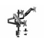 Equip EQ650134 Soporte de Escritorio para 3 Pantallas hasta 27" VESA 75x75-100x100 Negro