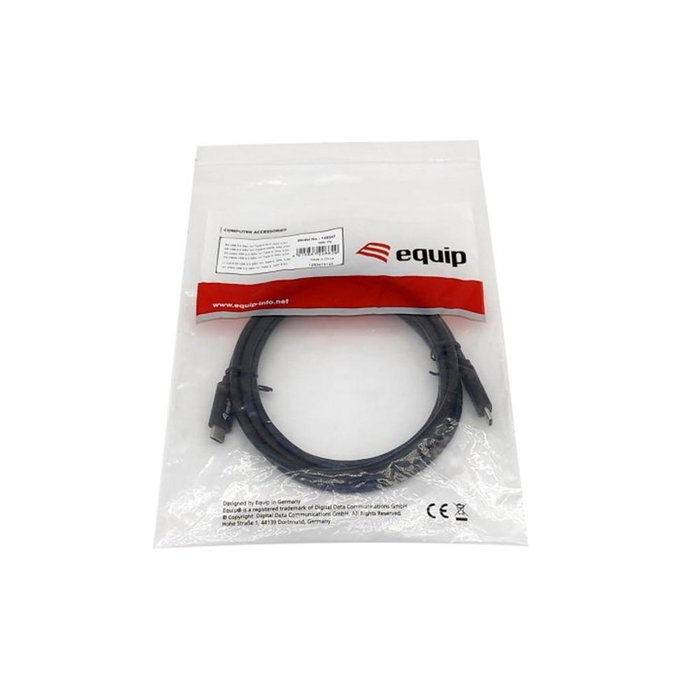 Equip Cable USB-C 3.2 5Gbps Macho/Macho 2m Negro