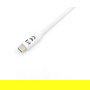 EQUIP 128362 Cable USB-C a USB-C 3.2 Gen 1 Macho/Macho 2 metros Blanco 60W PD