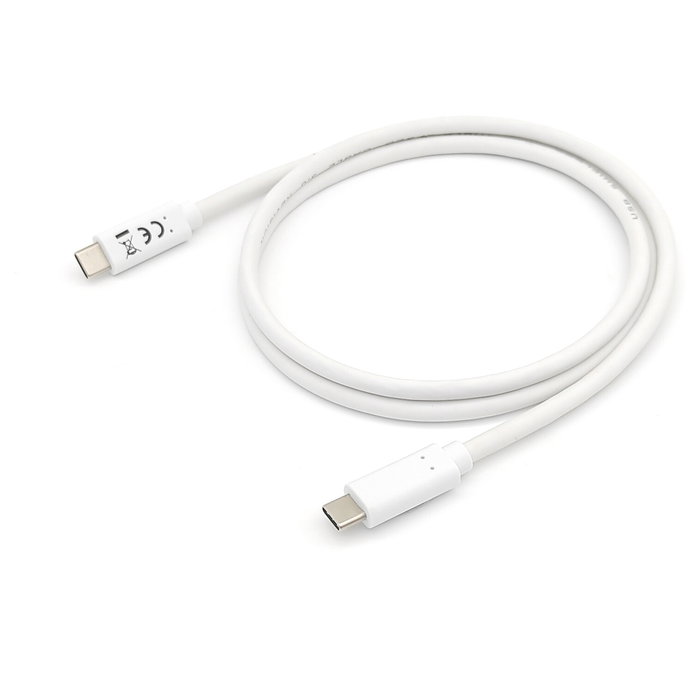 EQUIP 128362 Cable USB-C a USB-C 3.2 Gen 1 Macho/Macho 2 metros Blanco 60W PD EQUIP 128362 Cable USB-C a USB-C 3.2 Gen 1 Macho/Macho 2 metros Blanco 60W PD