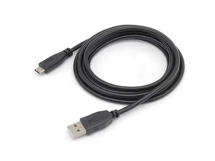 Equip Cable USB 2.0 USB-A a USB-C Macho 3 m 480 Mbps Doble Blindaje Negro