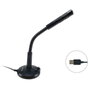 Equip Micrófono de Sobremesa Life Omnidireccional USB con Brazo Flexible