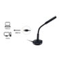 Equip Micrófono de Sobremesa Life Omnidireccional USB con Brazo Flexible