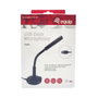 Equip Micrófono de Sobremesa Life Omnidireccional USB con Brazo Flexible