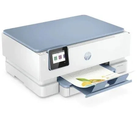 HP Envy Inspire 7221e Impresora Multifunción WiFi Color con Dúplex Automático, Escáner, Copiadora, Bandeja de Fotos y HP Smart - Blanca - Ref. 2H2N1B