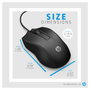HP Wired Mouse 100 Negro