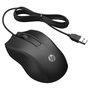 HP Wired Mouse 100 Negro