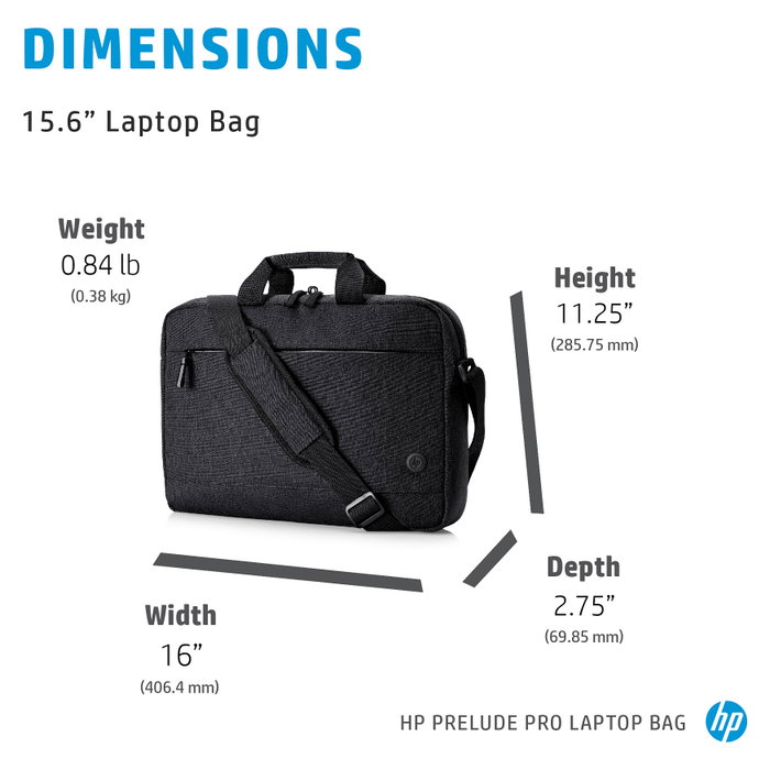 HP Prelude Pro Maletín para Portátil 15,6 Pulgadas Gris HP Prelude Pro Maletín para Portátil 15,6 Pulgadas Gris