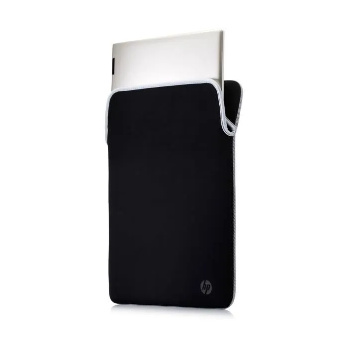 HP Funda Protectora Reversible para Portátil de 15,6 Pulgadas - Negro y Plata HP Funda Protectora Reversible para Portátil de 15,6 Pulgadas - Negro y Plata
