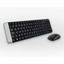 Logitech MK220 Combo Inalámbrico con Teclado Portugués y Ratón, Negro