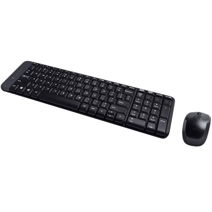 Logitech MK220 Teclado y Mouse Inalámbrico con Tecnología Inalámbrica Avanzada de 2.4 GHz y Larga Duración de Batería Logitech MK220 Teclado y Mouse Inalámbrico con Tecnología Inalámbrica Avanzada de 2.4 GHz y Larga Duración de Batería