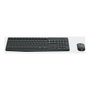 Logitech MK235 Kit de teclado y ratón inalámbrico, Gris, Portugués