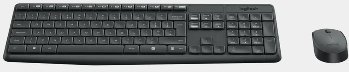 Logitech MK235 Combo de Teclado y Ratón Inalámbrico, Portugués, Gris Logitech MK235 Combo de Teclado y Ratón Inalámbrico, Portugués, Gris