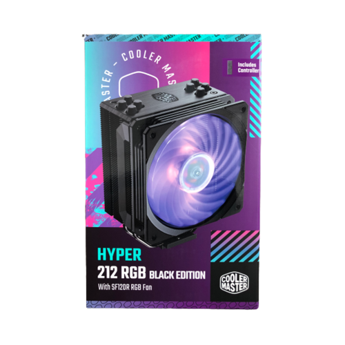 Cooler Master RR-212S-20PC-R2 Hyper 212 RGB Black Edition Enfriador CPU con LGA1700 y Ventilador de 12 cm Negro
