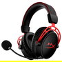 HP Cloud Alpha Wireless Gaming Headset Auriculares Inalámbricos Gaming Sonido Virtual 7.1 Surround DTS Headphone:X Over-Ear Negro Rojo