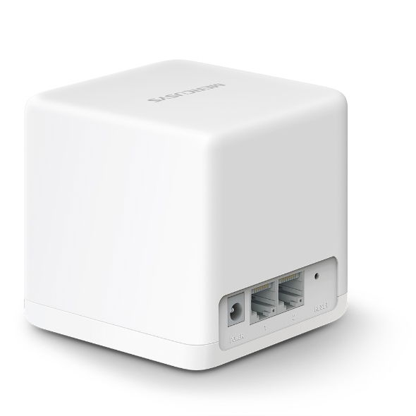 Mercusys Router WiFi Mesh Halo H30G AC1300 - Pack de 3 Unidades, Cobertura hasta 320 m², 1300 Mbps, Doble Banda, Puertos Gigabit