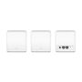 Mercusys Router WiFi Mesh Halo H30G AC1300 - Pack de 3 Unidades, Cobertura hasta 320 m², 1300 Mbps, Doble Banda, Puertos Gigabit