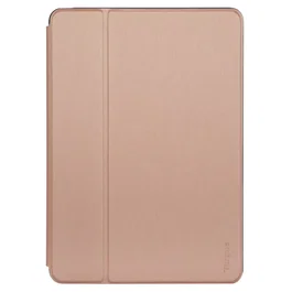 Targus Click-In Folio Funda para iPad 10.2" y 10.5" con Soporte y Protección Militar, Compatible con iPad 7ª-9ª Gen, iPad Air y iPad Pro, Color Rosa Dorado