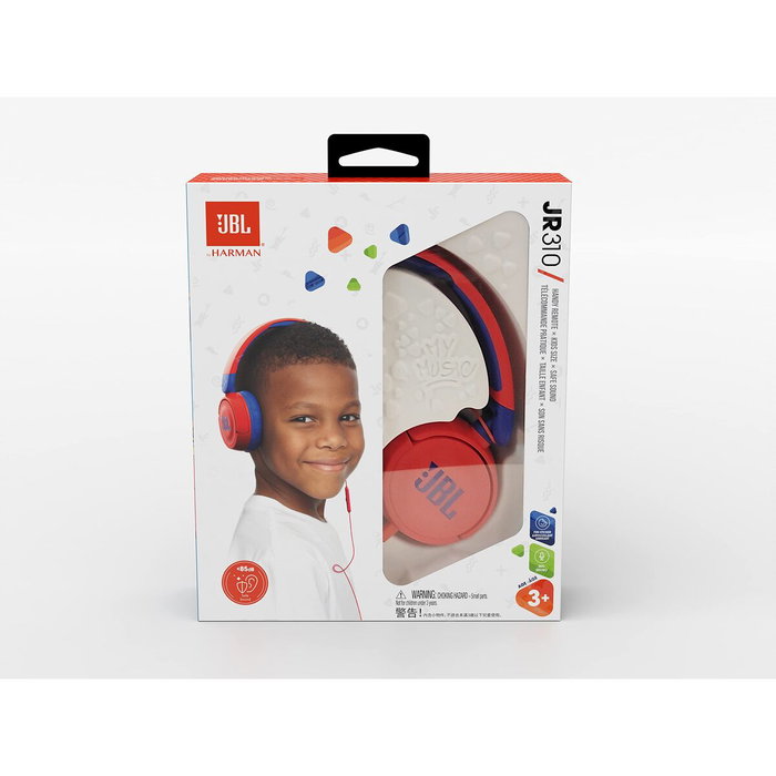 JBL JR310 Auriculares Infantiles con Micrófono - Rojos y Azules
