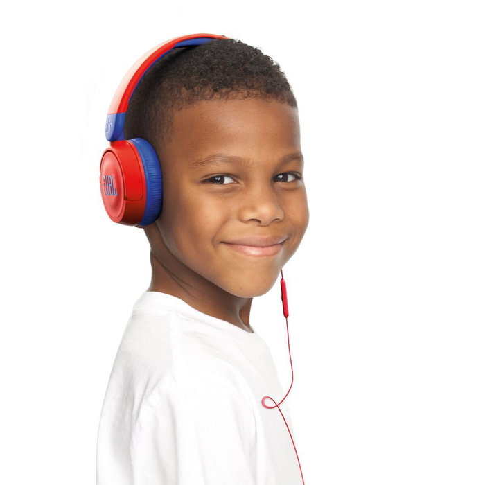 JBL JR310 Auriculares Infantiles con Micrófono - Rojos y Azules