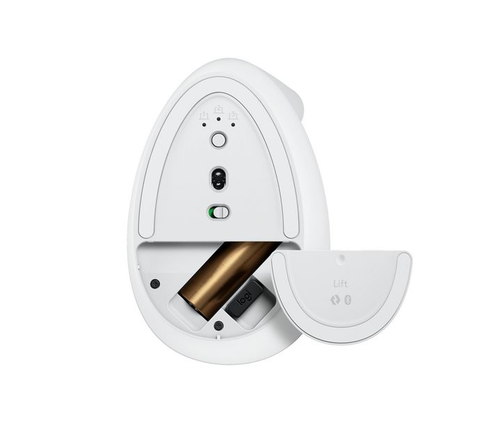 Logitech Lift Ratón Ergonómico Vertical Blanco