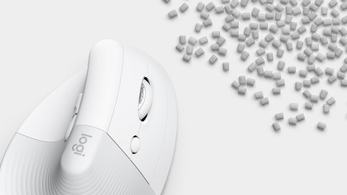Logitech Lift Ratón Ergonómico Vertical Blanco