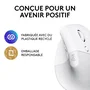 Logitech Lift Ratón Ergonómico Vertical Blanco