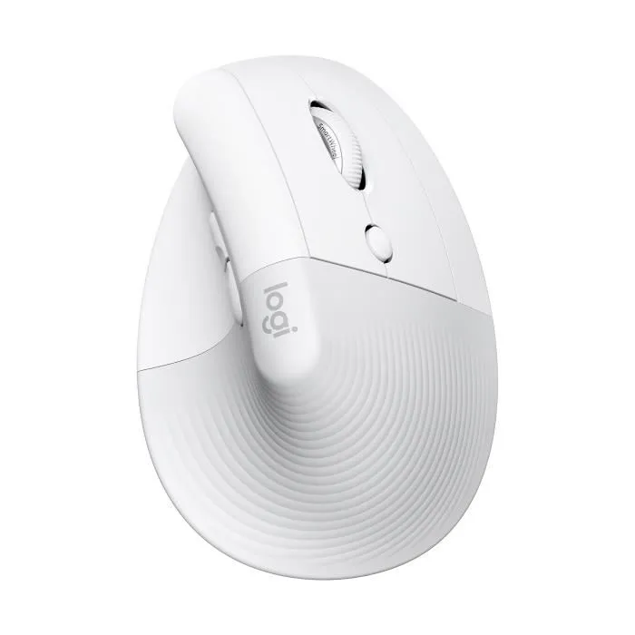 Logitech Lift Ratón Ergonómico Vertical Blanco