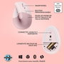 Logitech Lift Ratón Ergonómico Vertical Inalámbrico Rosa