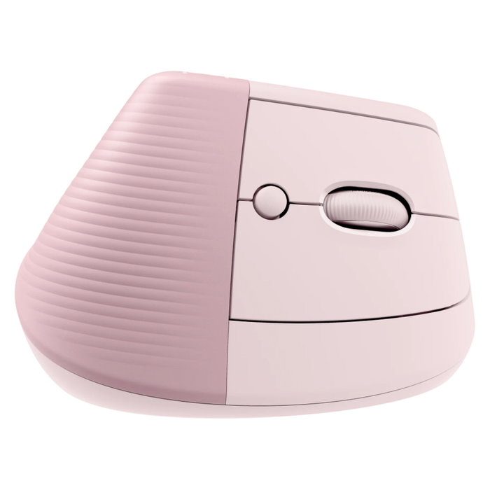 Logitech Lift Ratón Ergonómico Vertical Inalámbrico Rosa