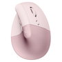 Logitech Lift Ratón Ergonómico Vertical Inalámbrico Rosa