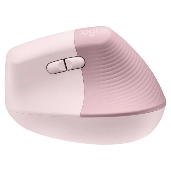 Logitech Lift Ratón Ergonómico Vertical Inalámbrico Rosa
