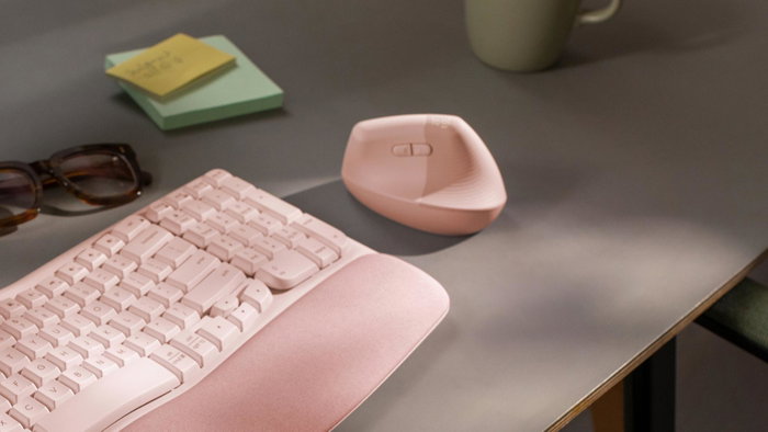 Logitech Lift Ratón Ergonómico Vertical Rosa Logitech Lift Ratón Ergonómico Vertical Rosa