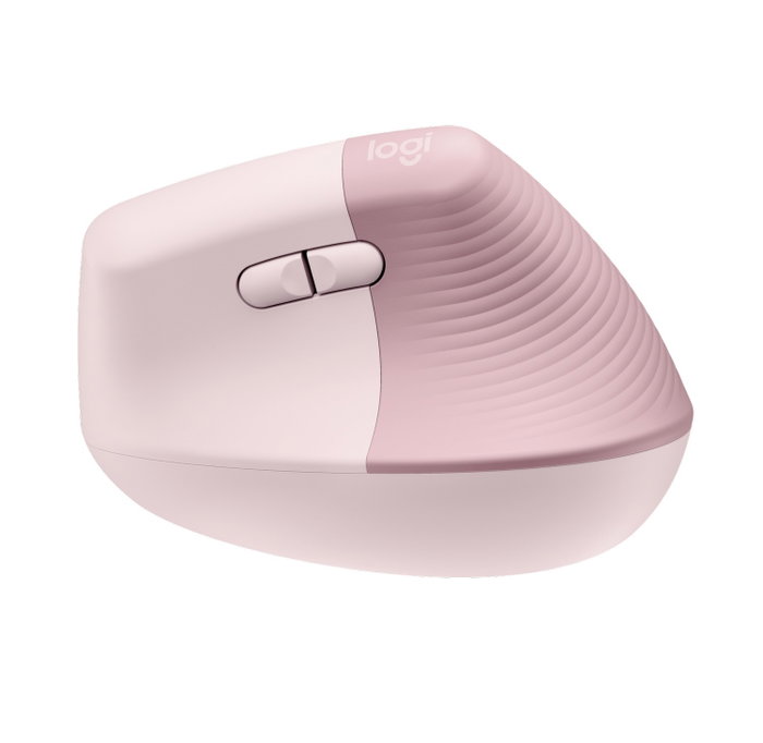 Logitech Lift Ratón Ergonómico Vertical Inalámbrico Rosa