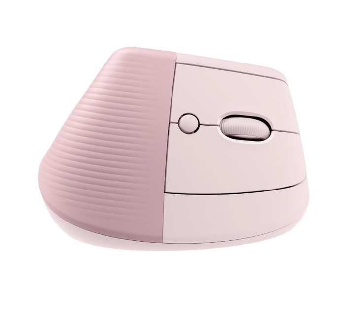 Logitech Lift Ratón Ergonómico Vertical Inalámbrico Rosa