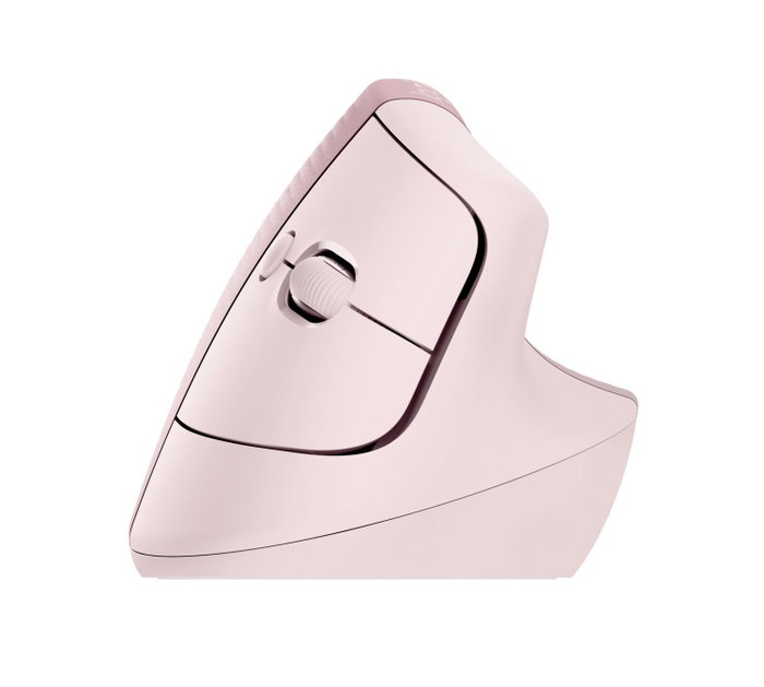 Logitech Lift Ratón Ergonómico Vertical Inalámbrico Rosa