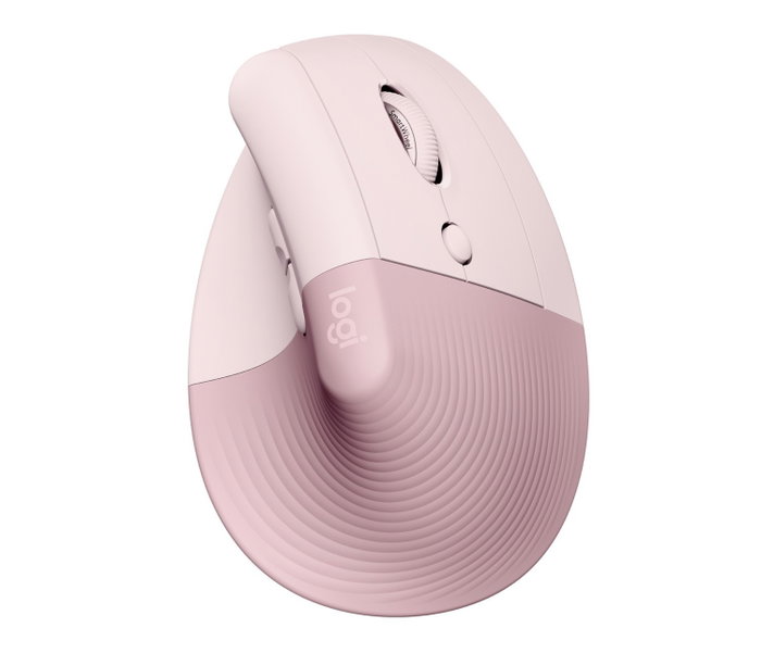 Logitech Lift Ratón Ergonómico Vertical Inalámbrico Rosa