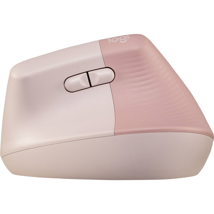 Logitech Lift Ratón Ergonómico Vertical Inalámbrico Rosa