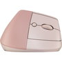 Logitech Lift Ratón Ergonómico Vertical Inalámbrico Rosa