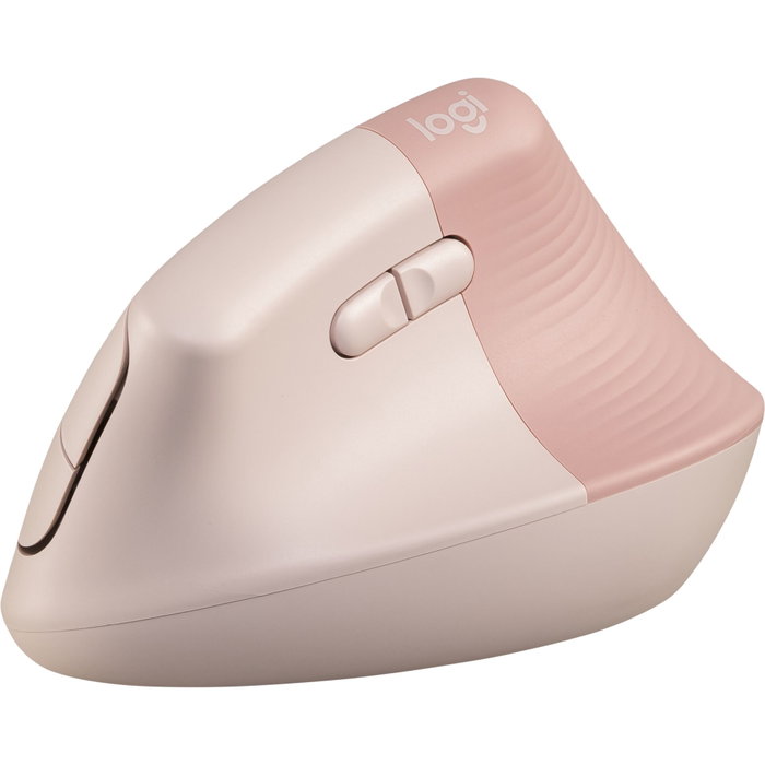 Logitech Lift Ratón Ergonómico Vertical Inalámbrico Rosa